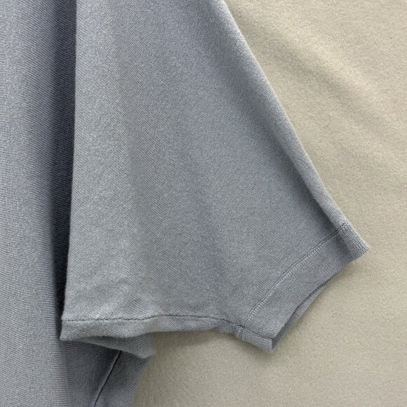 Pure‎ Jill J Jill Blue Organic Cotton Cashmere Cowl Neck Dolman Sleeve Large - Picture 3 of 10